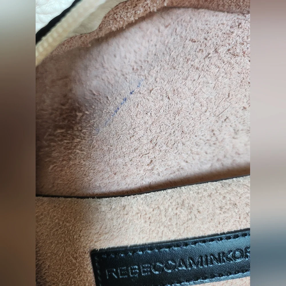 Rebecca Minkoff Unlined Whipstitch Leather Hobo Bag, Soft Blush - Picture 14 of 16